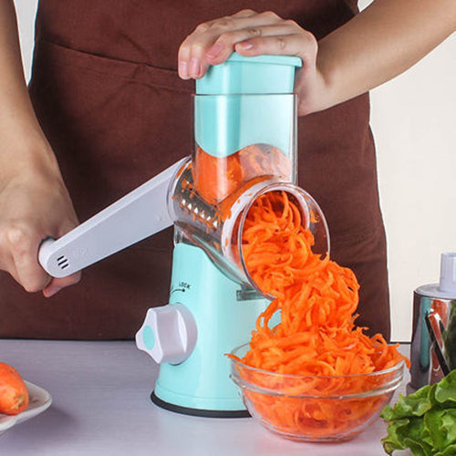 Manual Kitchen Accessories Multifunctional Round Mandoline