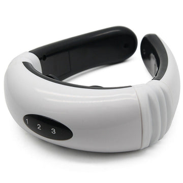 Electric neck massager with far infrared thermal pain relief tool for health care,