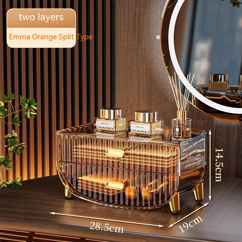 Cosmetics Dustproof Skin Care Products Desktop Storage Rack