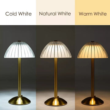 LED Lamp Modern Table Lamp Night Decor Light USB Rechargeable