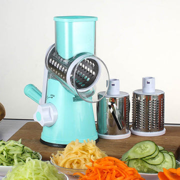 Manual Kitchen Accessories Multifunctional Round Mandoline